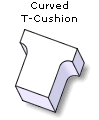 Curved T Cushion - Click Image to Close