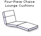 Patio Four fold Lounge Chair - Click Image to Close