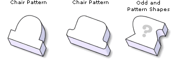Odd Shapes chair patterns and Cushions