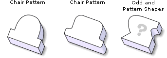 Odd Shapes chair patterns and Cushions - Click Image to Close