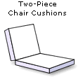 Two-Piece Outdoor Lounge Chair